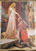 Puzzle ułożone 1000el 68x48cm pasowanie na rycerza RADOM