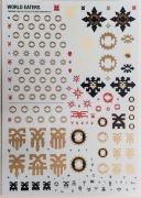 WORLD EATERS TRANSFER SHEET Kalkomania Warhammer 40k 
