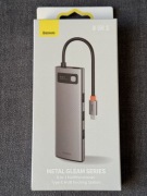 Hub Baseus 8w1 stacja dokująca HDMI PD USB-C do laptop Lenovo Dell Macbook