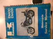 Oryginalny Serwis Manual Kawasaki EN400/EN450