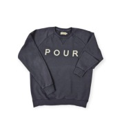 Bluza granatowa Pour Homme XL oversize bawełna luźna prosta