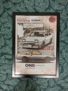 Plakat Initial D Toyota 86 Trueno A3