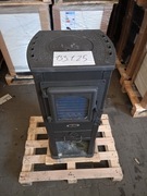 Piec stalowy kominek wolnostojący BLIST Ekonomik Lux / BERNA LUX 8,5 kW beż