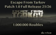 Escape from Tarkov 1mln (1.000.000) Rubli PVP tanio!