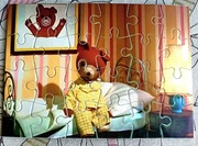 Nowe puzzle A5 24 elementy Mis Uszatek prezent dla fana bajek PRL 