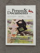 Banknot testowy ŻUBRY plus kwartalnik CZŁOWIEK I DOKUMENTY NR 5 wersja ang.