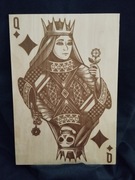 Grawer laserowy – Królowa Karo | Sklejka brzozowa A4