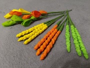 Zesraw 12cszt. kwiatów na czubek palmy wielkanocnej 