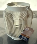 Lampion metalowy z uchwytem i szklanym wkładem – Studio Home