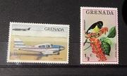 Znaczki Grenada Fauna - Lew/ Lotnictwo 1976 (28)