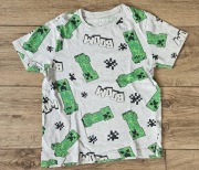 Bluzka T-shirt Minecraft TNT Creeper  128 cm 7/8 lat