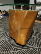 Stolik z pnia zrobiony własnoręcznie 