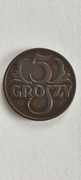 5 gr groszy 1939 mennicza st. 1