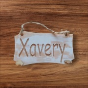 Tabliczka imienna 12cmx7cm "Xavery"