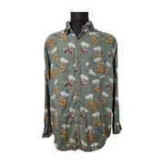 *III MĘSKA KOSZULA DRESSMAN KWIATY 3XL XXXL LEN
