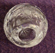 Kula kryształowa PRL popielnica wazonik puzderko