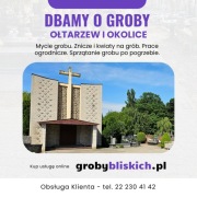 Opieka nad grobami Ołtarzew - dekoracja i sprzątanie grobu