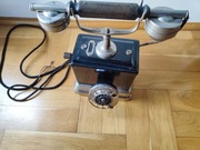 Piękny zabytkowy telefon na korbkę Ericsson z początku XX wieku oryginał