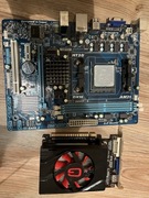 Płyta GA-78LMT-S2 AM3+ Athlon II x4 620 2,6ghz grafika GT440 1GB