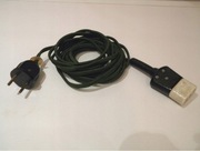 Kabel do piekarnika prodiża zielony sznur - PRL