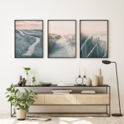 plakat obrazy pastele boho plaża wydmy beż