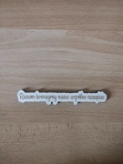 Napis cytat Razem tworzymy nasze wspólne szczęście