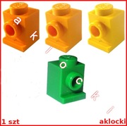 LEGO 4070 KLOCEK 1x1 z wypustką pomarańczowy zielony żółty 