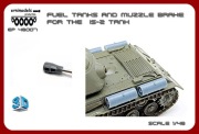 Zbiorniki paliwa i hamulec wylotowy do czołgu IS-2      1/48