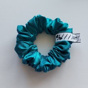 Guma do włosów, frotka, turkusowy, rozmiar M