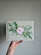Album ślubny, scrapbooking, ręcznie robiony 