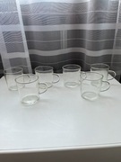 Nowe Szklanki żaroodporne PRL - 6 sztuk