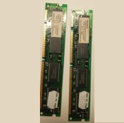 SDRAM,DIMM 168pin,128MB(2x64MB),LOW,Siemens,CL2,7ns-tested–Pentium-Retro
