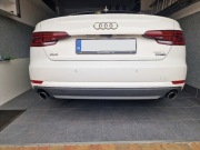 Zderzak tylny Audi A4 B9 sedan biały przedlift, gotowy do montażu