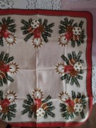 Swiateczne lniane obrusy,nowe ,80-80