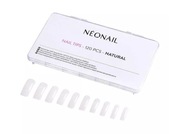 Tipsy naturalne 120 szt. z długą kieszonką NEONAIL