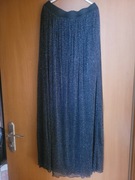 Spódnica czarna L srebrna nitka