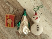 2 kolekcjonerskie bombki figurki z czasów PRL #1