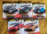 Hot Wheels Premium Euro Speed LaFerrari Bugatti Bolide Aston Martin Mclaren