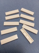 Lego płytka tile 2431 1x4 biały 10 sztuk 