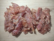 Chipsy mięsne z kurczaka "Jerky" smak teriyaki 