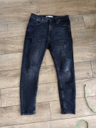 Męskie czarne dżinsy Zara 38.