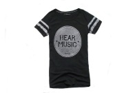 House t-shirt z nadrukiem HEAR MUSIC .S