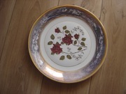 PIĘKNA POZŁACANA PATERA PORCELANA WAŁBRZYCH