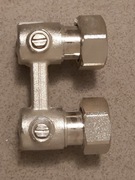 Przyłącze dolne kątowe grzejnika kaloryfera 3/4 Schell