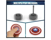 Hammer Fidget Spinner - Zabawka 2 w 1 (Metalowa kostka nieskończoności)