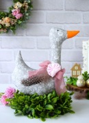 Gąska. Szara gąska hand-made.