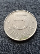 SZWECJA 5 KORON 1983