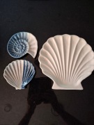 TALERZ MUSZLA 3 SZT JAK HOME&YOU DEKORACJA MORSKIE