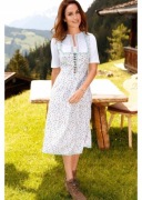 Sukienka w ludowym stylu | Bonprix | wzór kwiatowy | 52