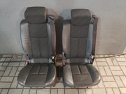 Fotele 2 i 3 rzędu do Renault Espace IV 4 ph2, półskóry, czerwona nić